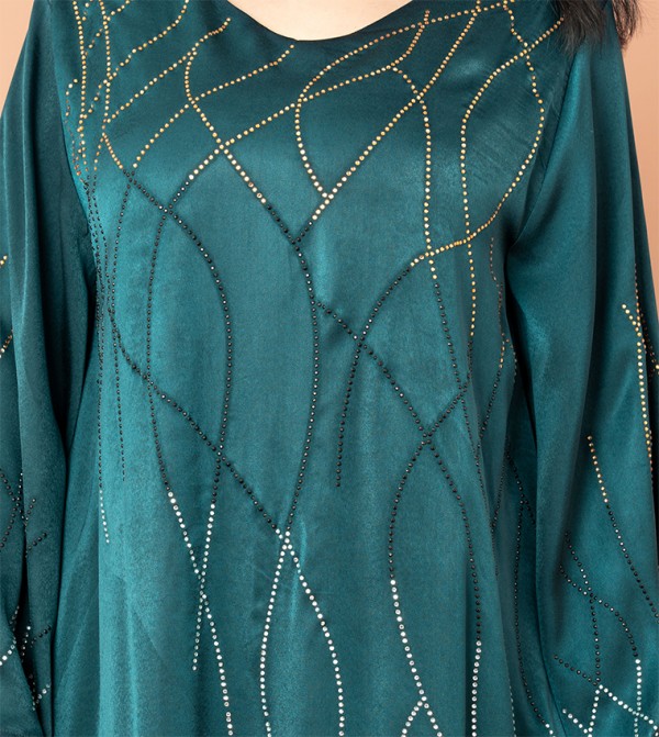IKKXA IKKXA - Teal Jalabiyas