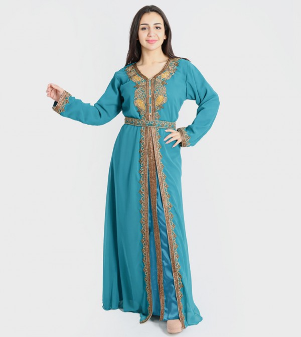 IKKXA IKKXA - Turquoise Kaftan