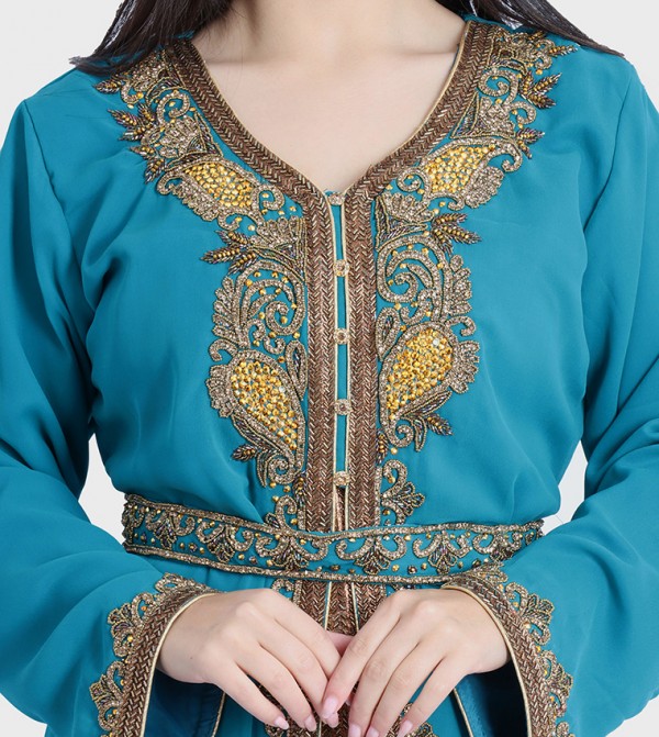IKKXA IKKXA - Turquoise Kaftan