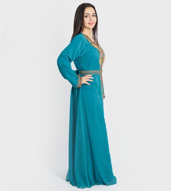 IKKXA IKKXA - Turquoise Kaftan