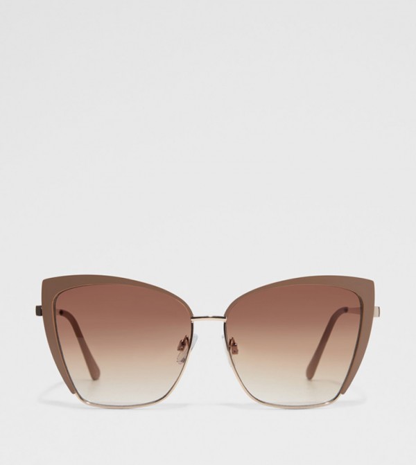 Aldo Accessories  Sunglasses - Brown Cat Eye Sunglasses