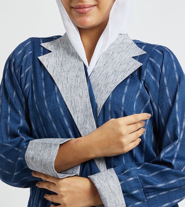 اتش ام اتش ام - NAVY BLUE Abayas