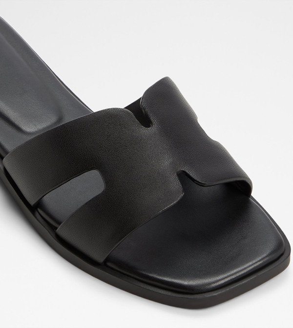 Aldo Aldo - Black Flat Sandals