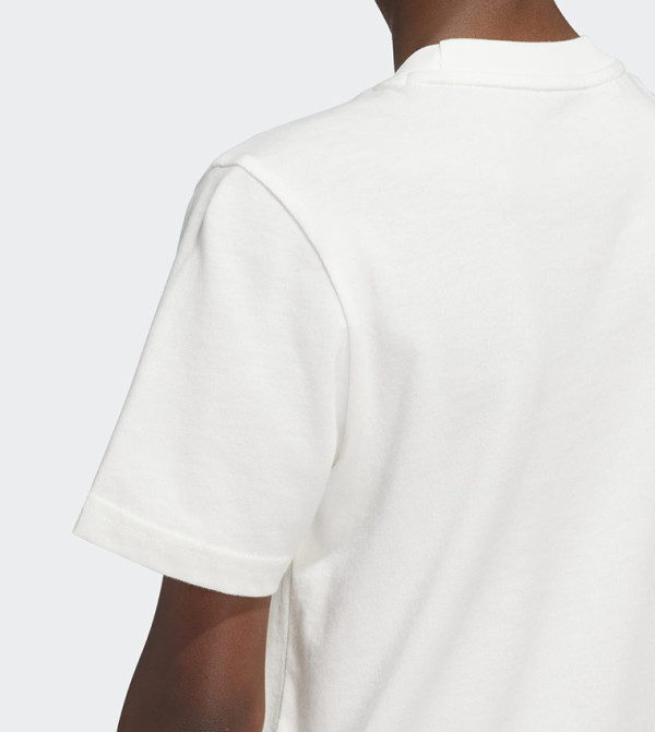 Adidas  Clothing - White T-shirts