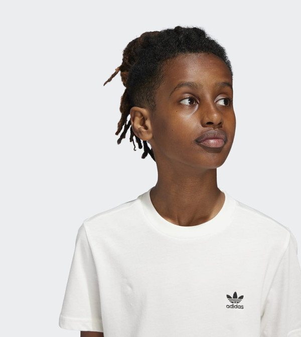 Adidas  Clothing - White T-shirts