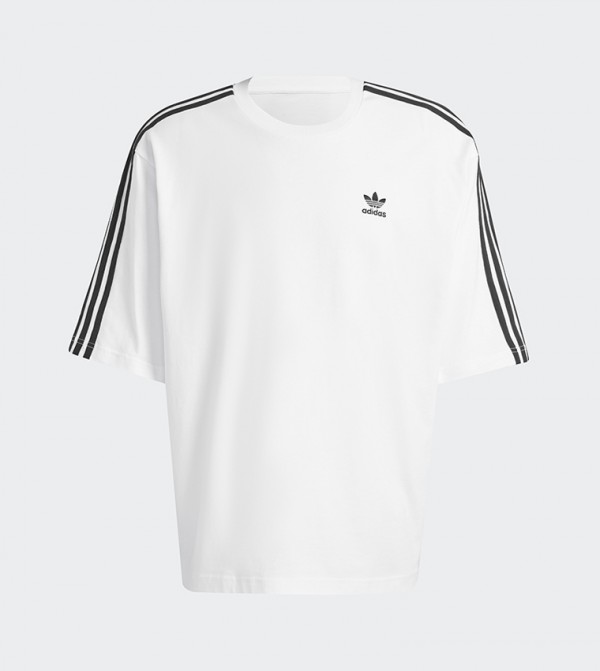 اديداس اديداس - أبيض تيشيرتات كاجوال