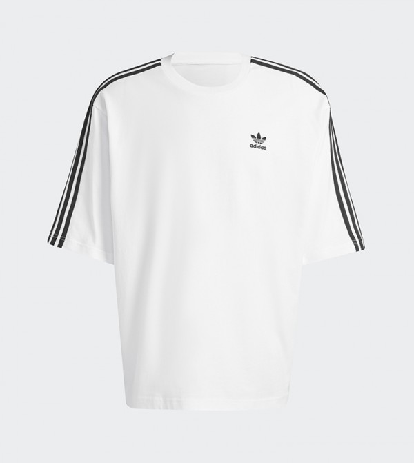 اديداس اديداس - أبيض تيشيرتات كاجوال