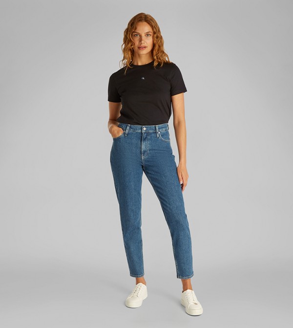 Calvin Klein Women - Black Short Sleeve T-Shirts