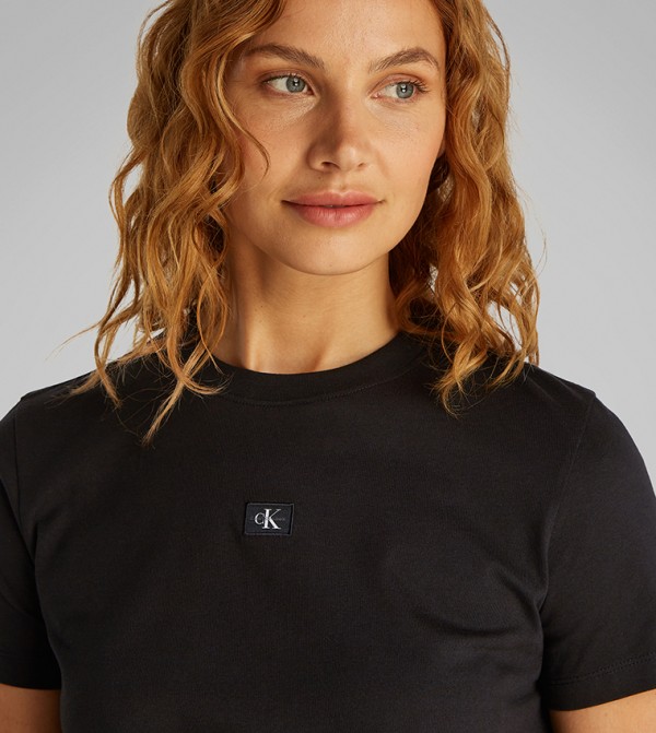 Calvin Klein Women - Black Short Sleeve T-Shirts
