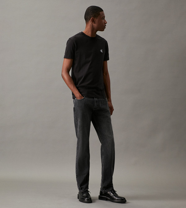 Calvin Klein Jeans Calvin Klein - Black Round Neck T-Shirts