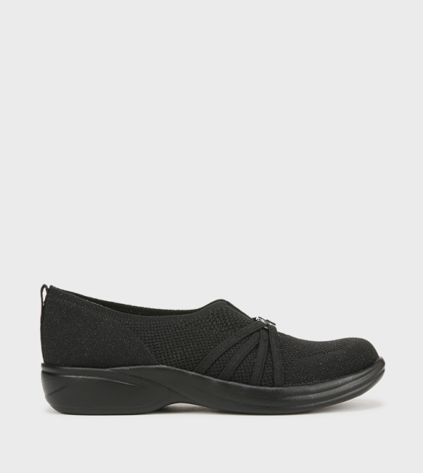 Bzees  Slip-Ons - Black Casual Slip-ons