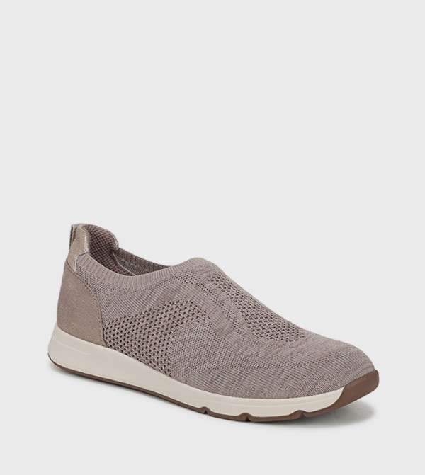 Bzees  Slip-Ons - Beige Casual Slip-ons