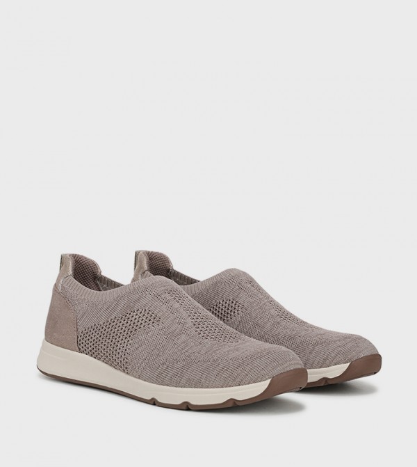 Bzees  Slip-Ons - Beige Casual Slip-ons