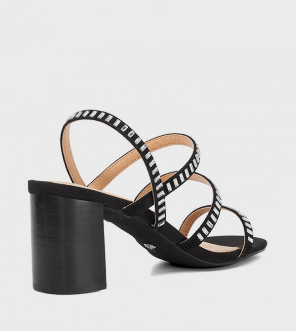 ديون لندن  صنادل كعب عالي - أسود كعب