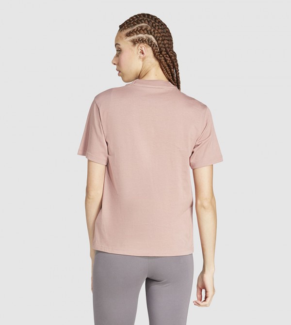 اديداس  ملابس - وردي Short Sleeve T-Shirts