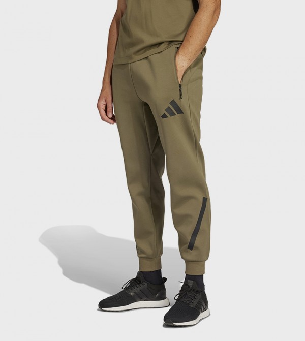Adidas  Track Pants & Joggers - Olive Track Pants & Joggers