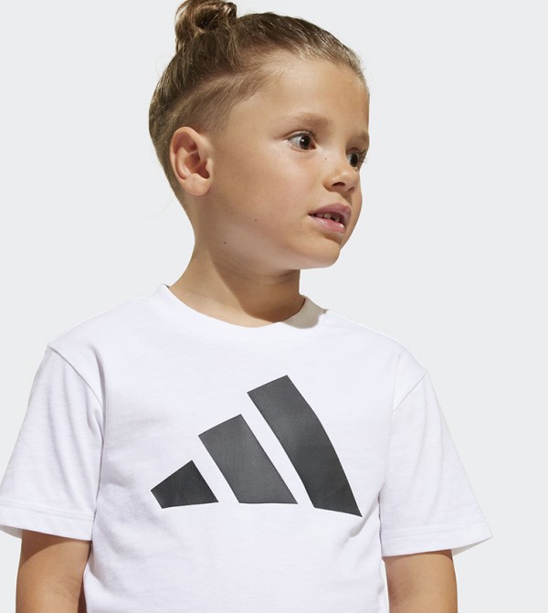 Adidas  Clothing - White T-shirts