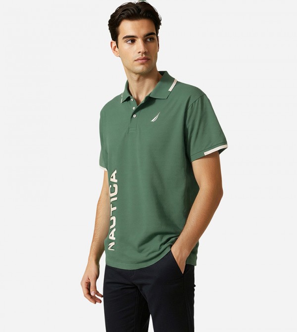 Nautica Nautica - Green Polo T-shirts