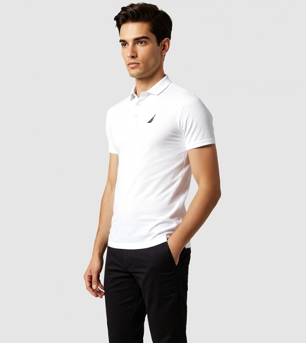 Nautica Nautica - White Polo T-shirts