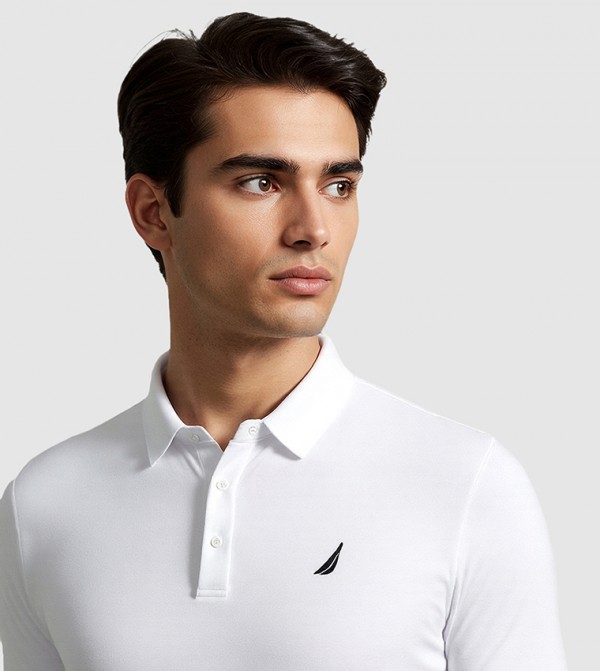 Nautica Nautica - White Polo T-shirts