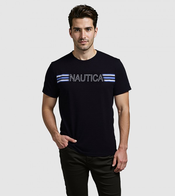 Nautica Nautica - Black Casual T-Shirts