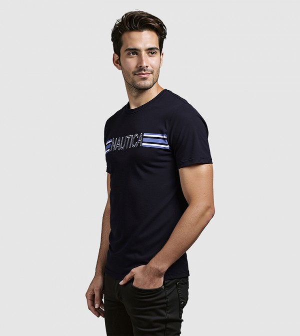 Nautica Nautica - Black Casual T-Shirts