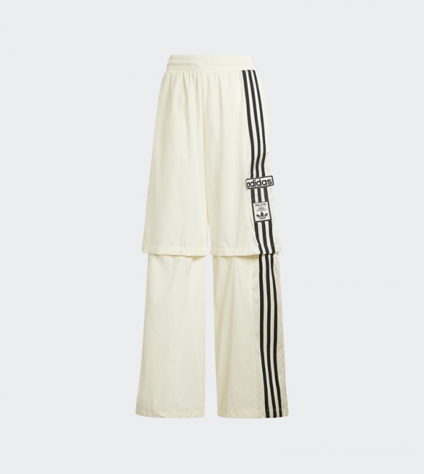 Adidas - Beige Track Pants & Joggers