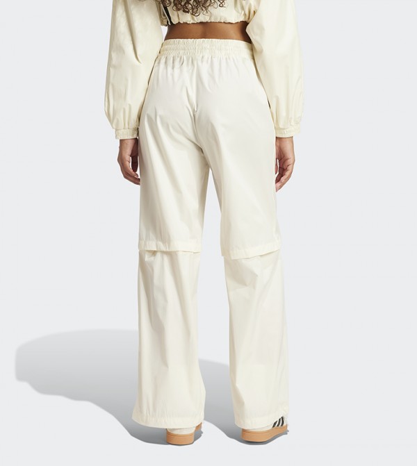 Adidas - Beige Track Pants & Joggers