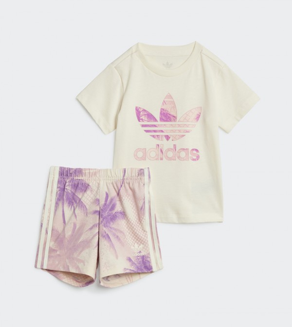 اديداس  ملابس - بيج "مجموعات الملابس "