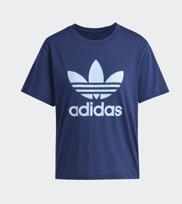 Adidas  Sportswear - Blue Short Sleeve T-Shirts