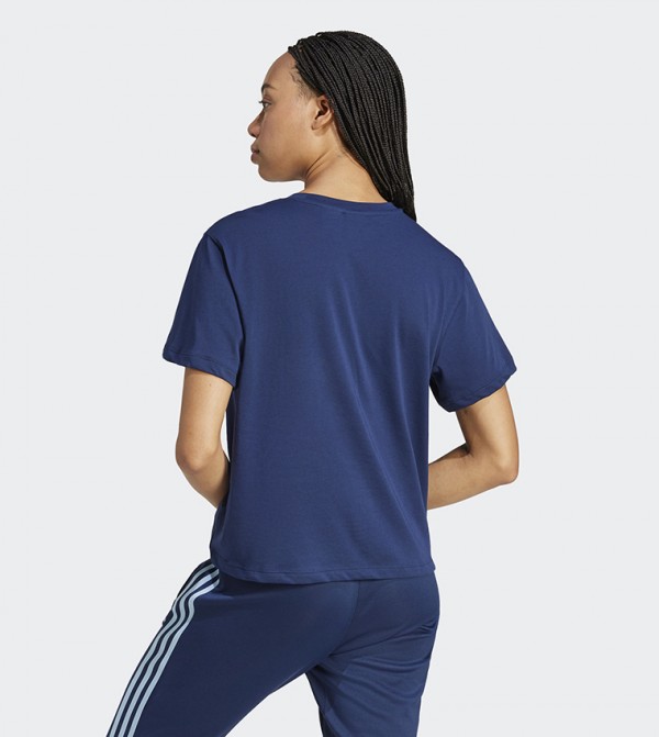 Adidas  Sportswear - Blue Short Sleeve T-Shirts