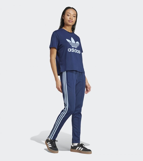 Adidas  Sportswear - Blue Short Sleeve T-Shirts