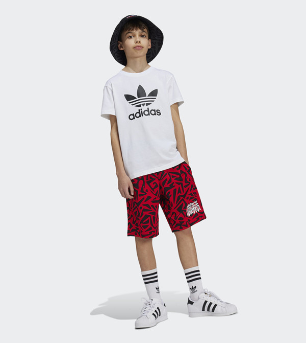 Adidas  Topwear - White T-shirts