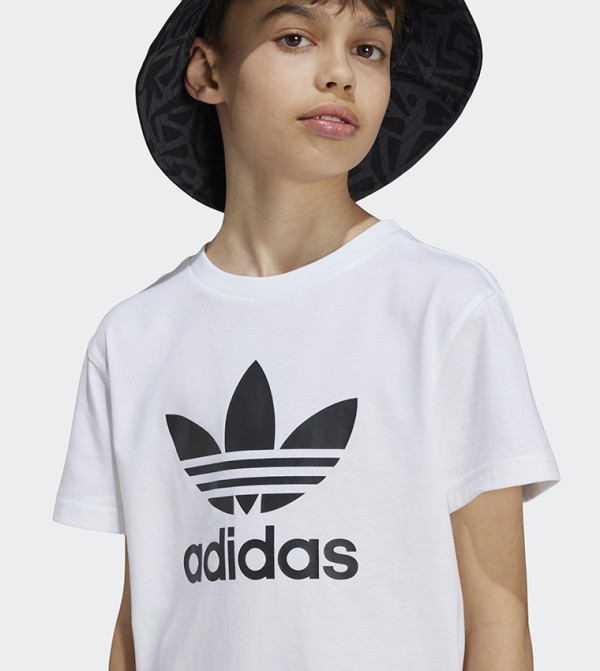 Adidas  Topwear - White T-shirts
