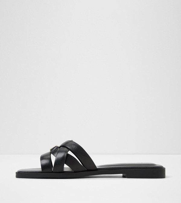 Aldo Aldo - Black Flat Sandals