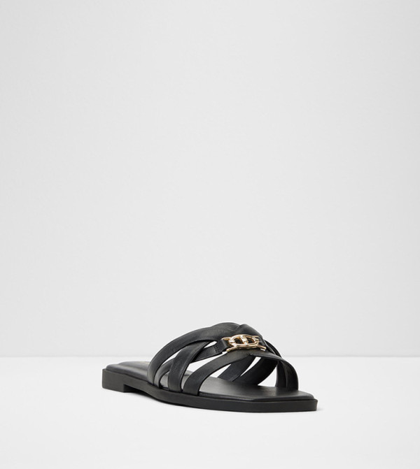 Aldo Aldo - Black Flat Sandals