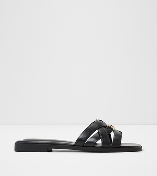 Aldo Aldo - Black Flat Sandals