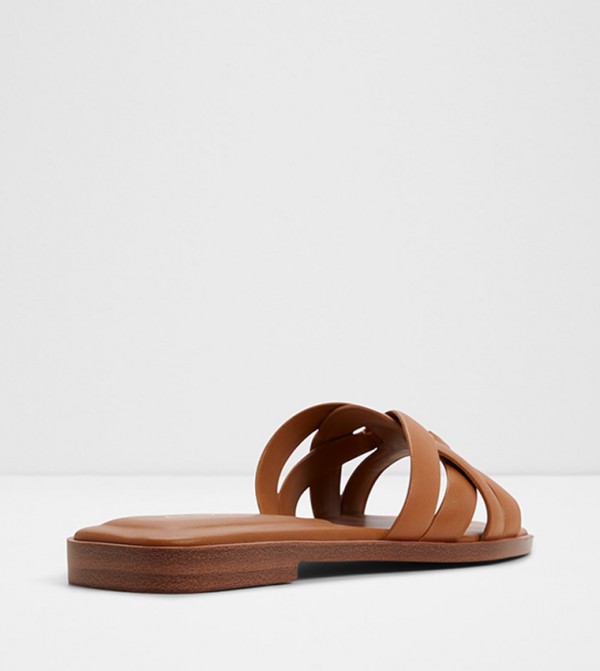 Aldo  Flat Sandals - Brown Flat Sandals