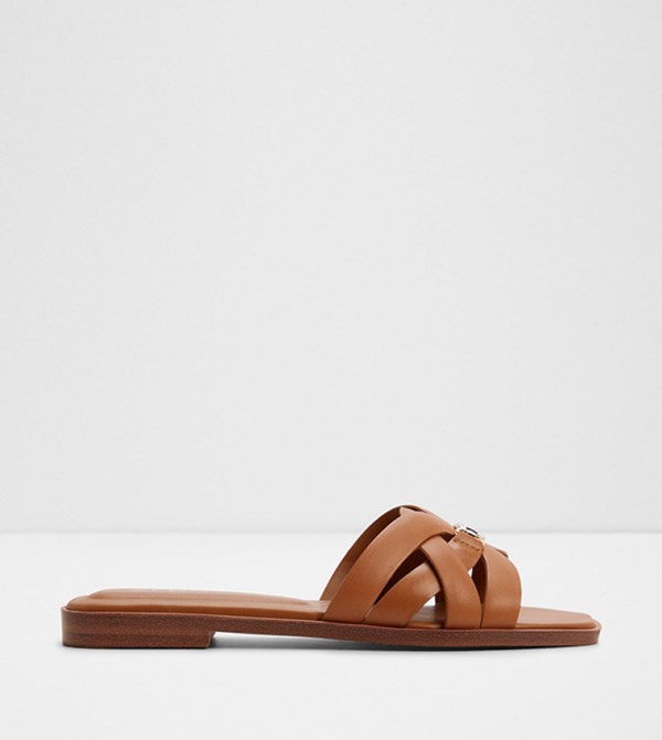 Aldo  Flat Sandals - Brown Flat Sandals