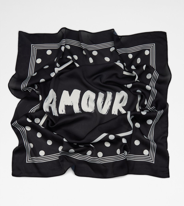 Aldo Accessories  Scarves - Black Woven Scarves