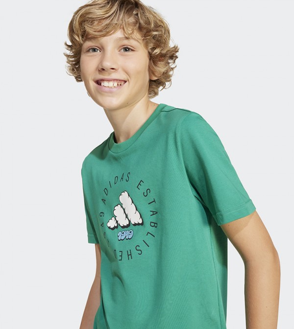 اديداس  ملابس - أخضر T-shirts