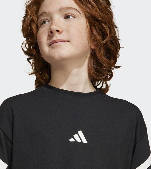 Adidas  Topwear - Black T-shirts
