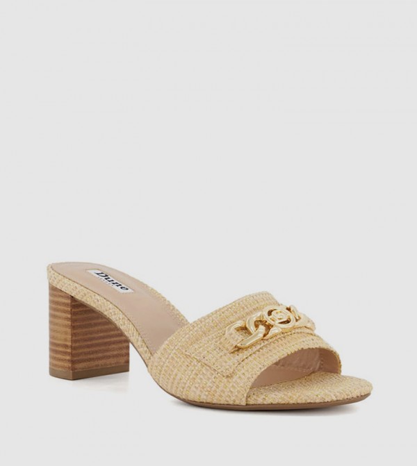 Dune London  - Natural Heeled Sandals
