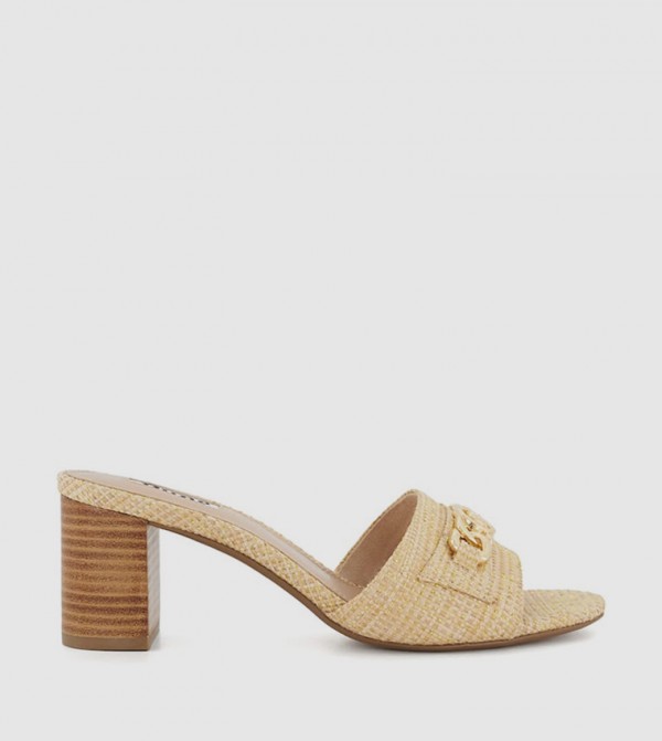 Dune London  - Natural Heeled Sandals