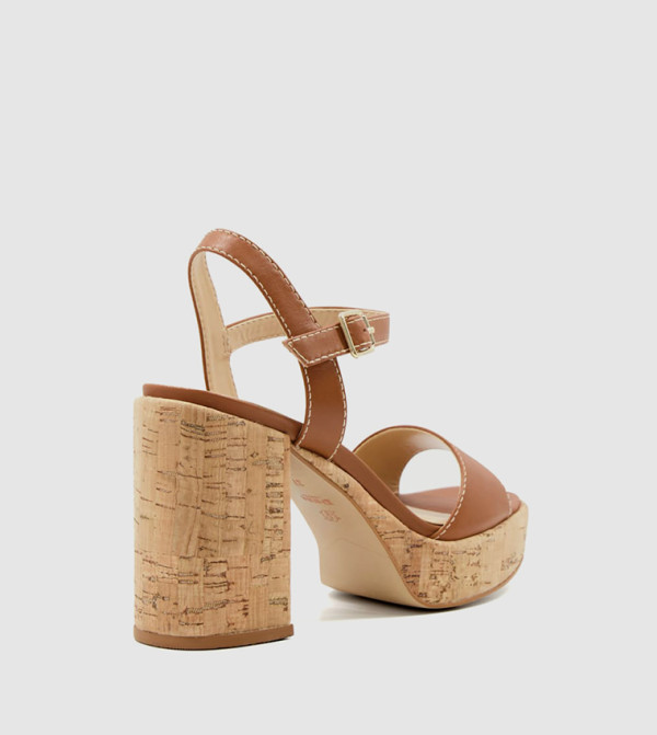 Dune London - Tan Heeled Sandals