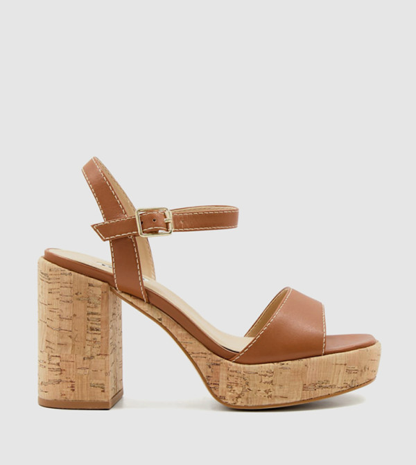 Dune London - Tan Heeled Sandals
