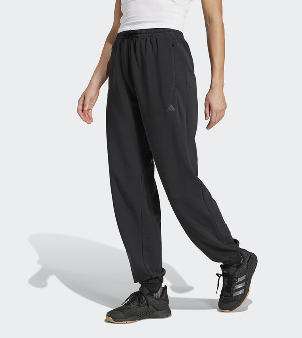 Adidas Sportswear - Black Track Pants & Joggers