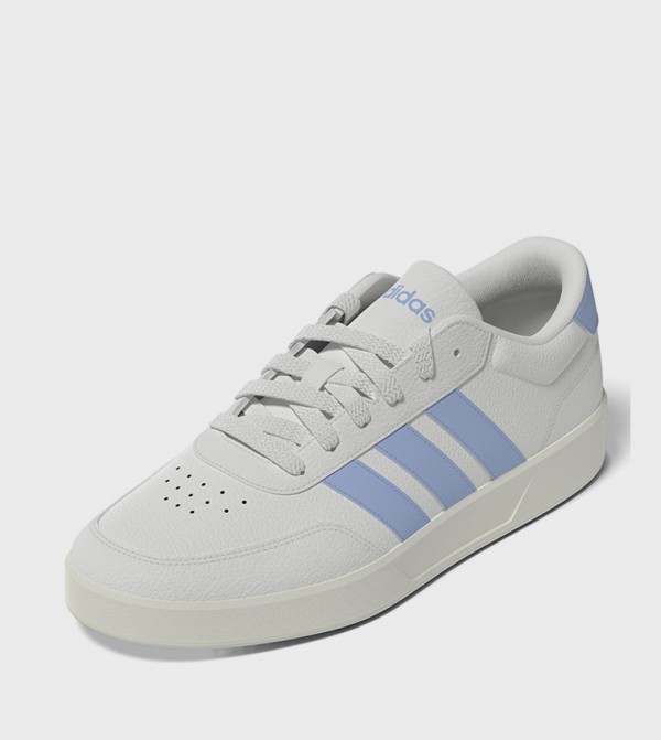 اديداس اديداس - أبيض أحذية برقبة منخفضة 