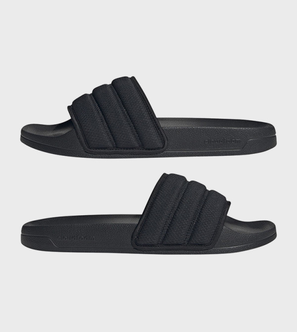 Adidas  Slides - Black Running Shoes