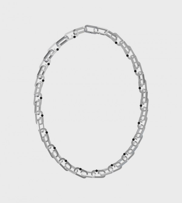 جيس مجوهرات - فضي قلائد